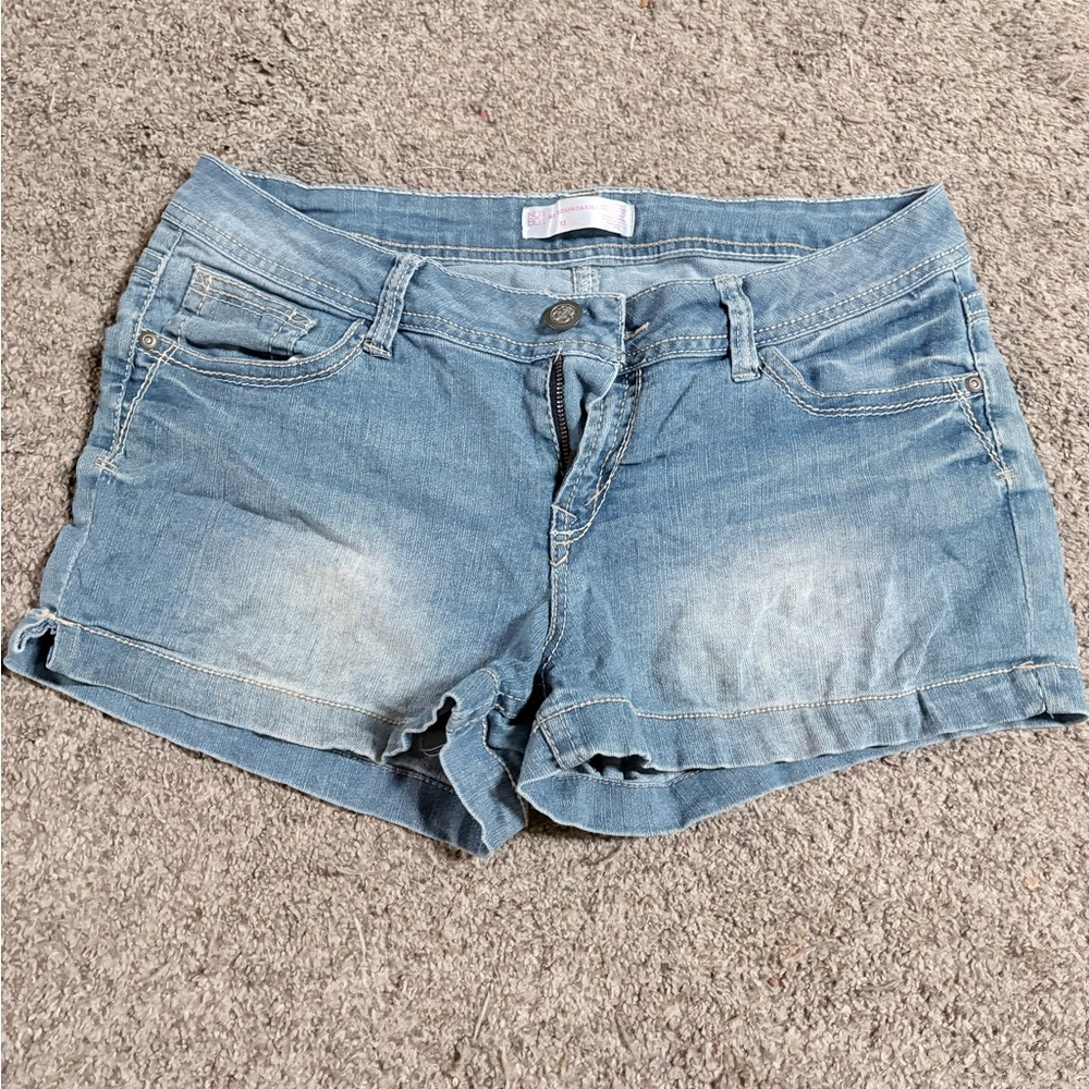 No Boundaries Light Blue Jean Shorts